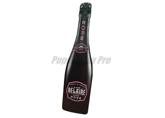 Paper Foamex Floor Standee Display Supportive Backing for Red Wine