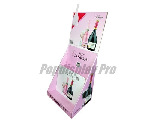 Stylish Retail Custom Cardboard Counter Displays 1 Tier Environmental Friendly