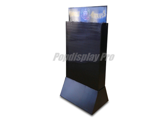 Lightweight Full Color Printed Cardboard Hook Display 2 Way With 96 Hooks