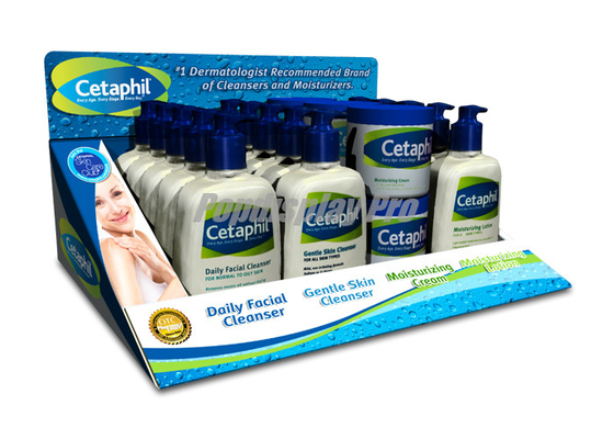 Sustainable Cardboard Pop Counter Displays Full Color Printed With Wedged Position